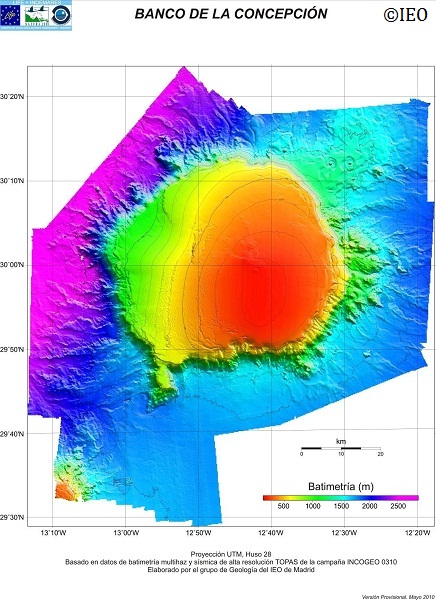 A2.9 INDEMARES Digital Zone Terrain Model: Banco de la Concepción