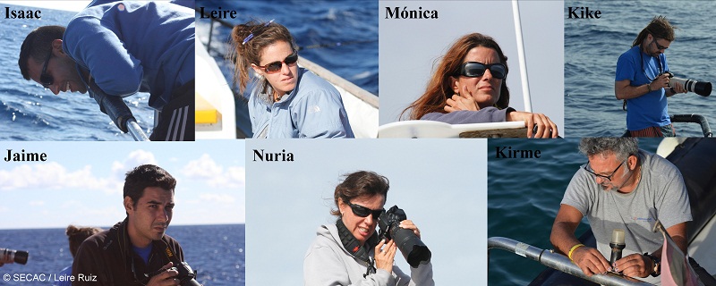 Tripulación del Oso Ondo durante esta campaña ©SECAC
