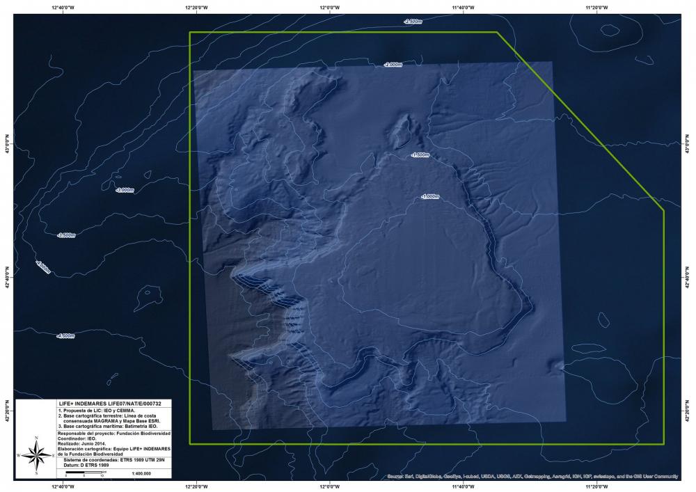 Mapa del Banco de Galicia
