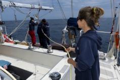 Marineros largando umbilical en Almeria ©OCEANA / Gorka Leclercq