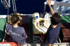 Marineros en popa Ranger en Faro ©OCEANA / Gorka Leclercq