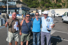 Patrones de los palangreros que han recibido la formación en el puerto de Blanes ©CRAM