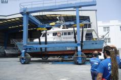 El Oso Ondo en el varadero ©SECAC